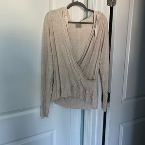 Athleta Wrap Hooded Sweatshirt Sz M